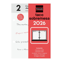 CALENDARIO 2026 FINOCAM...