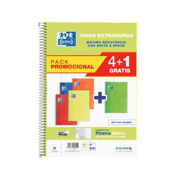 PACK 4+1 CUADERNOS OXFORD...