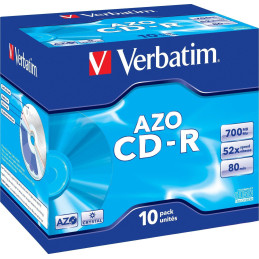 PACK 10 CD-R VERBATIM 52X...
