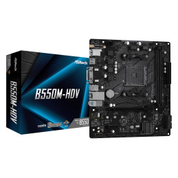 B550M-HDV AMD B550 ZÓCALO...